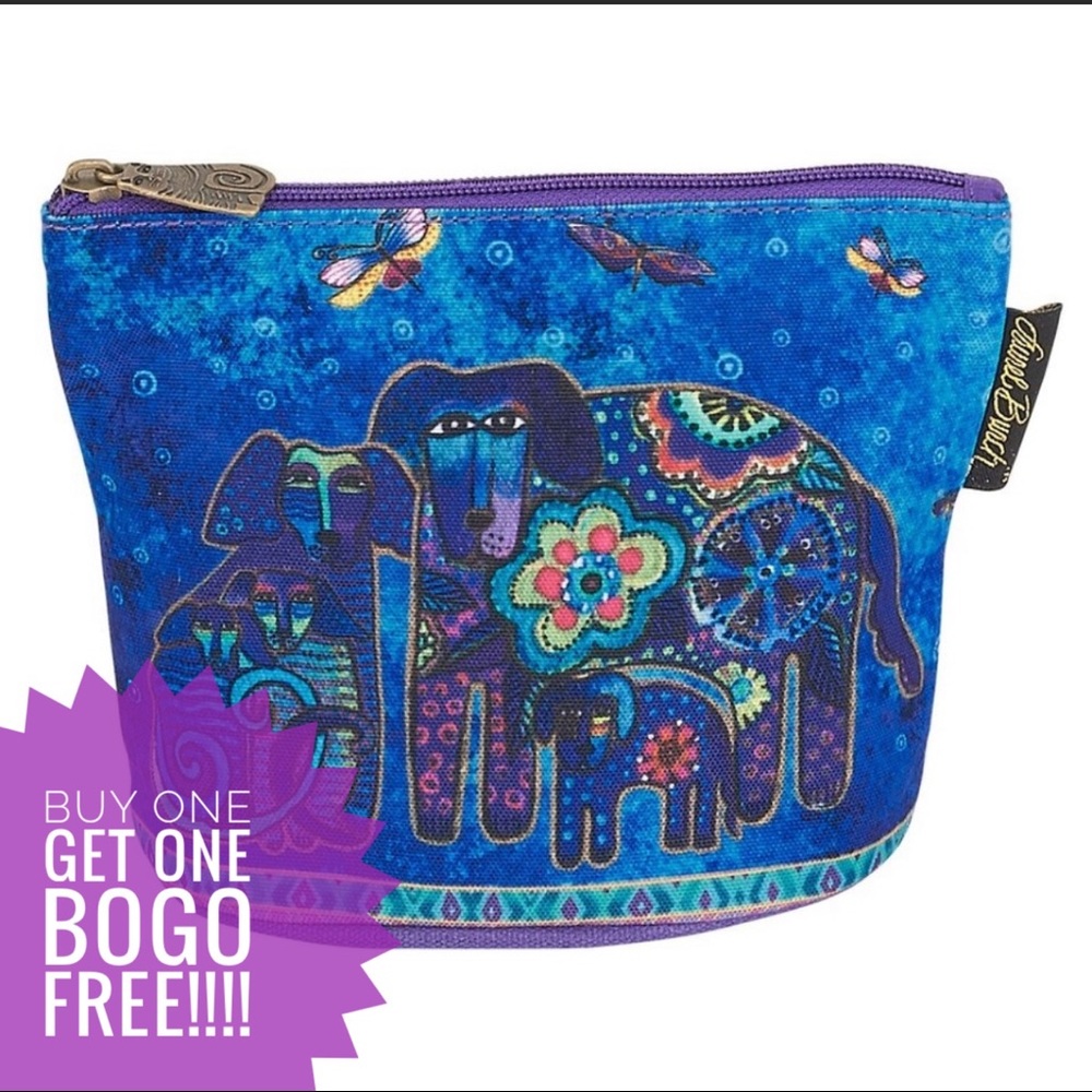 Cosmetic Makeup Canine Friends Dogs Canvas Bag - Picture 7 of 7